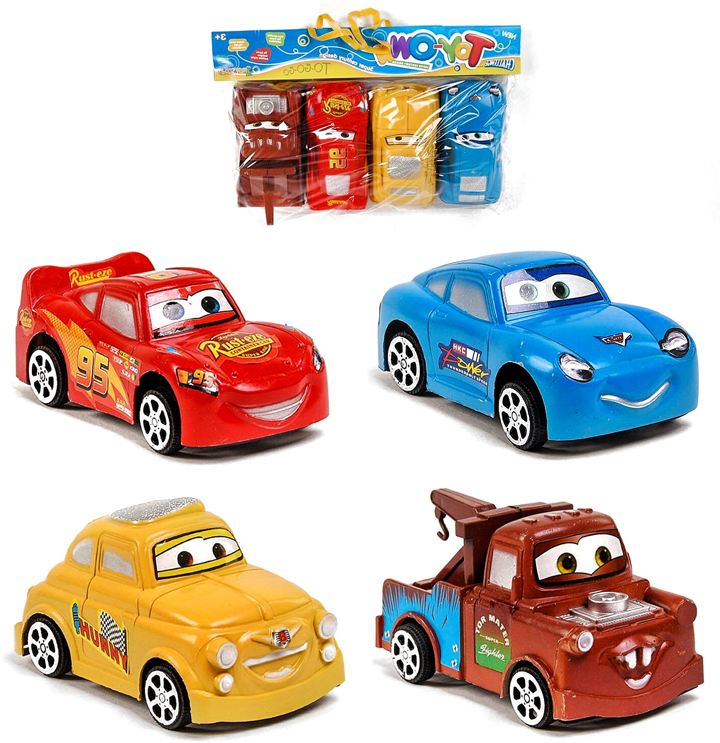 Набір машинок «Тачка» 788 , 4шт , інерція, в пакеті