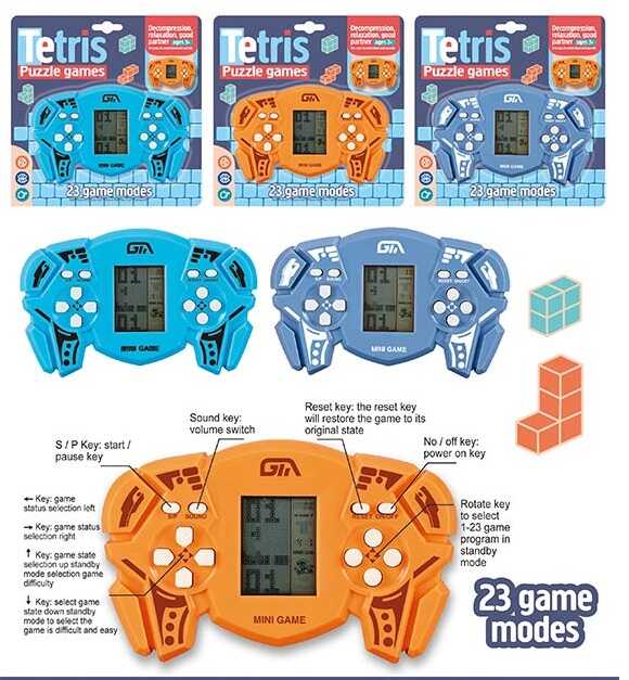 Тетрис 158 C - 4 (240/2) 3 види, 23 ігри, звук, на листі