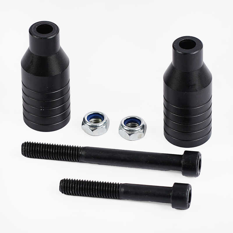 Пеги для трюкового самоката PG-476 (250) колір чорний, довжина 5.5см, ЦІНА ЗА 2 ШТУКИ В УПАКОВЦІ