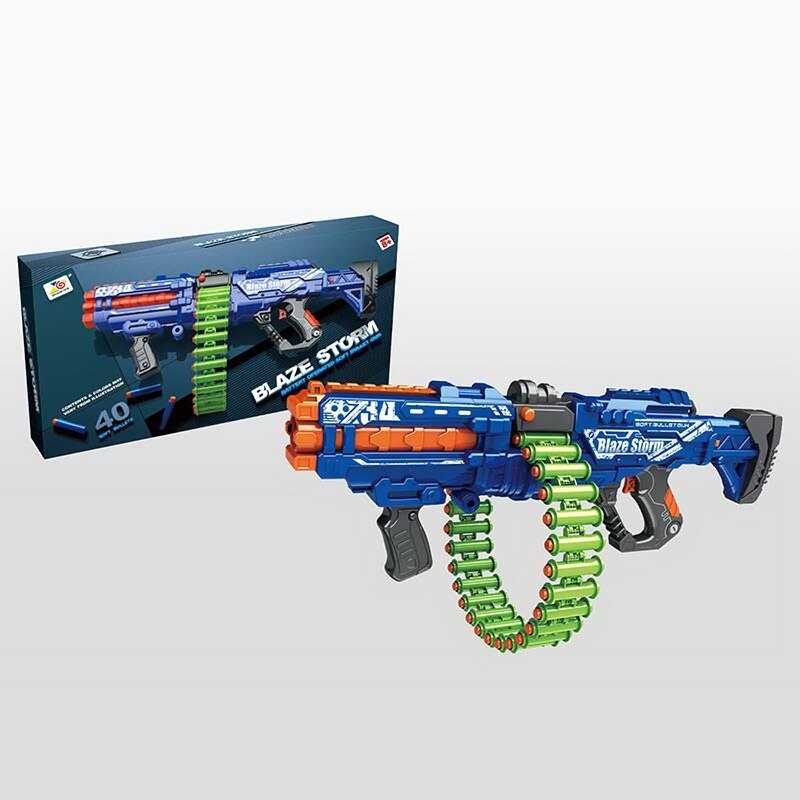 Автомат ZC 7134 (6) на акумуляторі, м’які набої 40 шт, в коробці