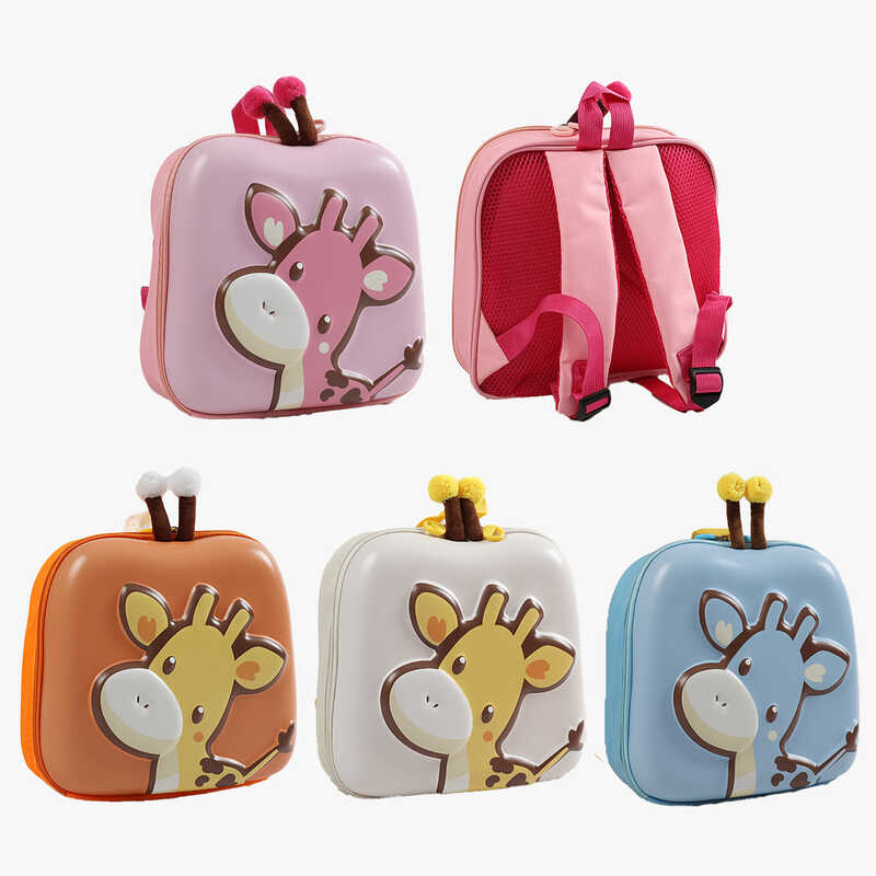 Рюкзак C 68102 (80) “Жирафа”, пластиковий корпус,  одне відділення, 29х10х34 см, ВИДАЄТЬСЯ ТІЛЬКИ МІКС ВИДІВ