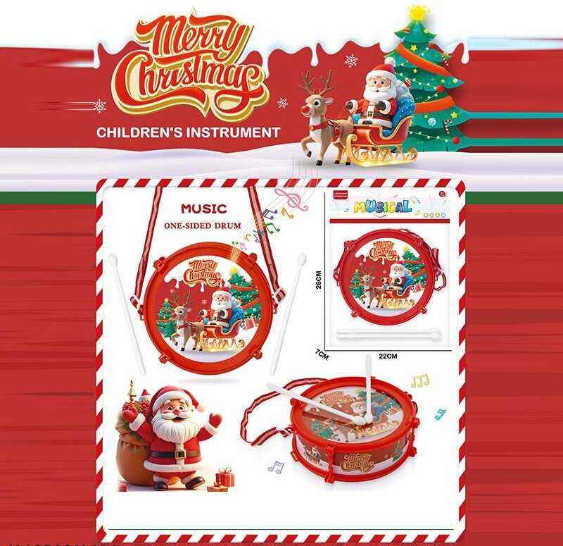 Барабан KLQ 666 D (96) барабанні палички, стрічка, розмір: 18.5х6х5х18.5 см, в пакеті