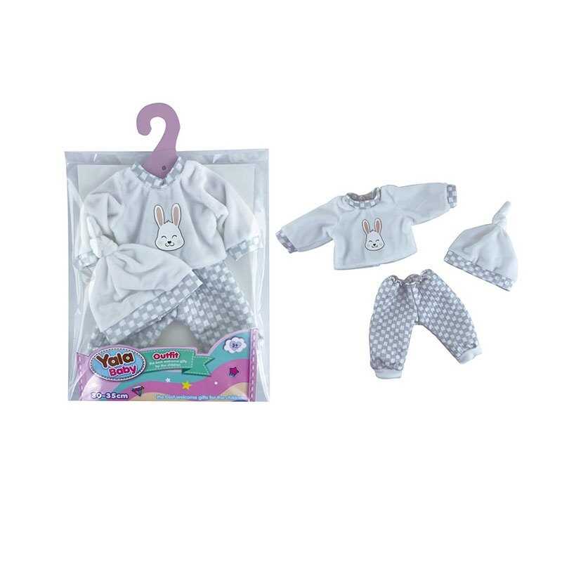 Одяг для пупса YLC 235 G (120) кофтинка, штанці, шапочка, в пакеті