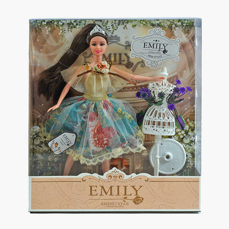 Лялька QJ 078 A (48/2) діадема, манекен, висота 30 см, в коробці