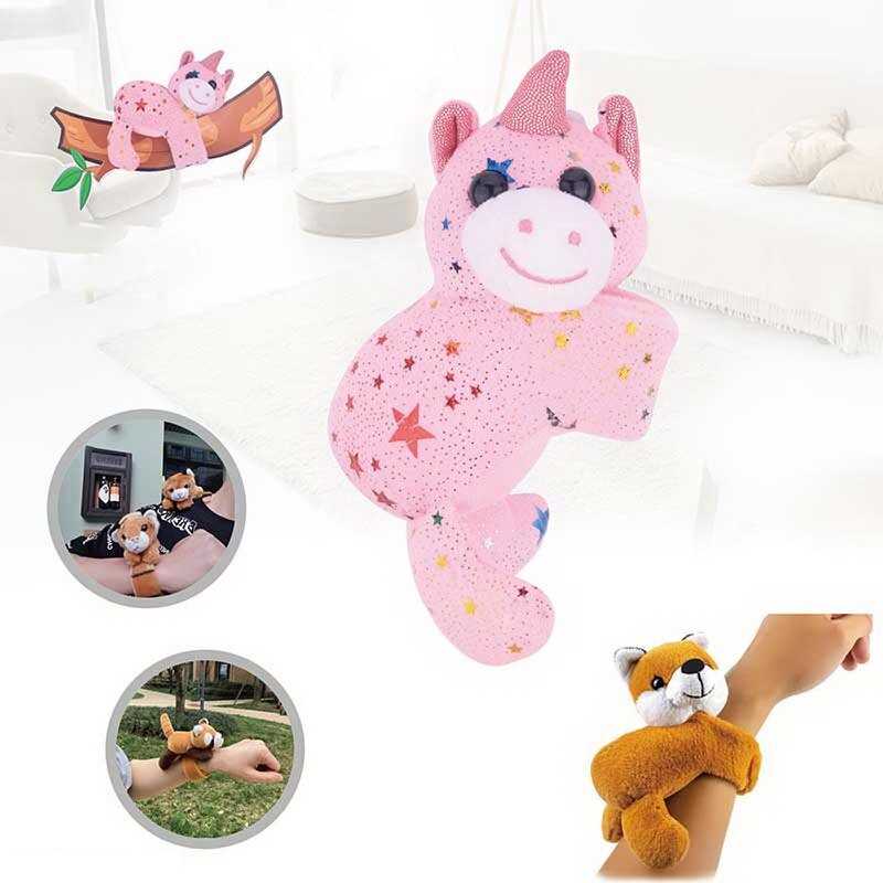 М’яка іграшка-браслет 034-18 (240) чіпляється лапками на руку