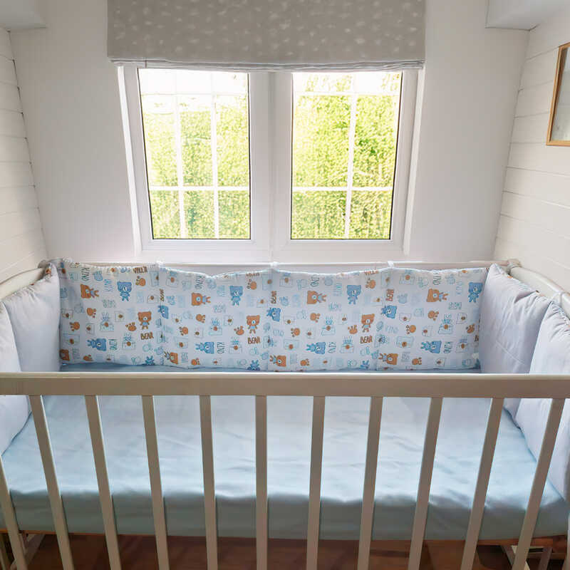 гр Бортики стьобані на три сторони 89243 (1) тканина СИТЕЦЬ, розмір 120*30 см "Bimbo"