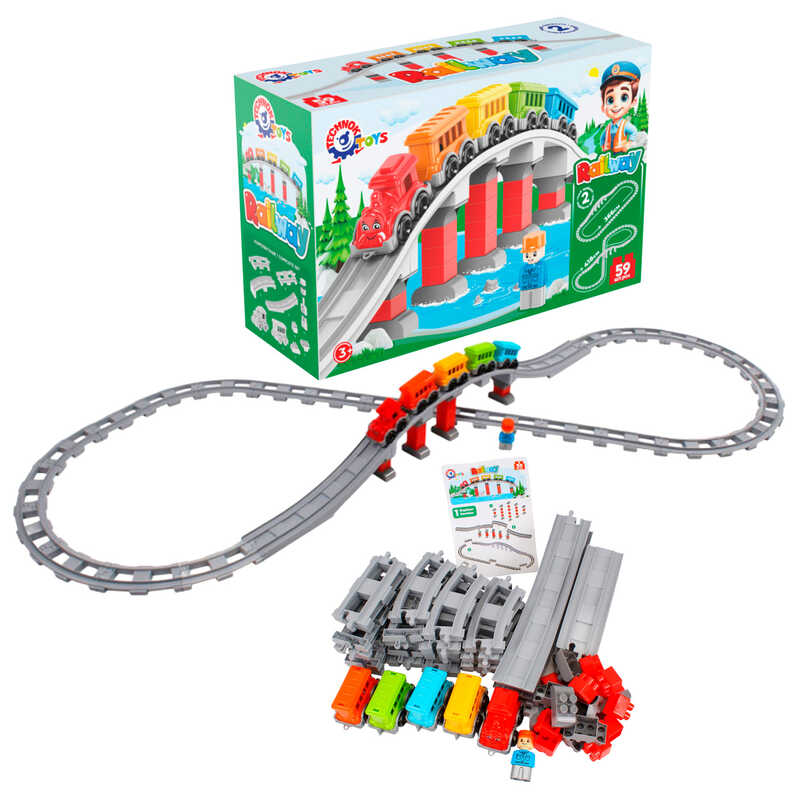 гр Конструктор Залізниця 1300 (3) "Technok Toys"