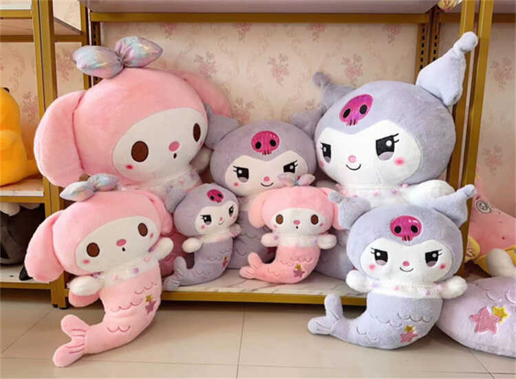 М’яка іграшка M 18609 (60) герой-русалка, висота 46 см, силіконовий знак на голові, намисто з рюшем