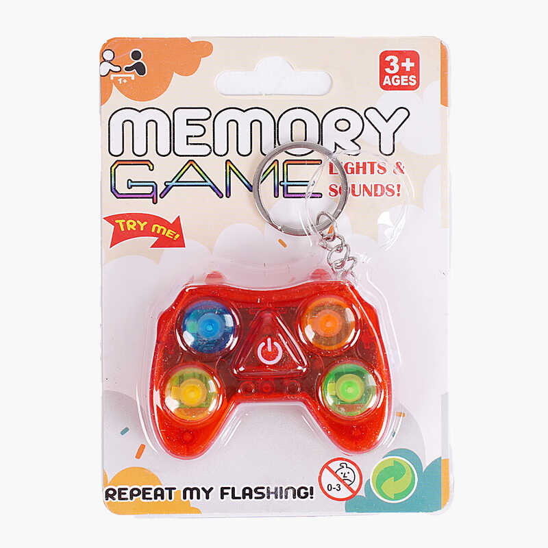 Електронна меморі гра 908-2 (576/2) звуки, підсвічування, брелок, на листі