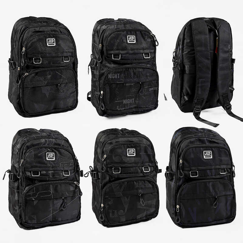 Рюкзак C 72916 (40) розміри: 30х17х45 см, 2 відділення, 6 кишень, на блискавці, в пакеті, ВИДАЄТЬСЯ ТІЛЬКИ МІКС ВИДІВ