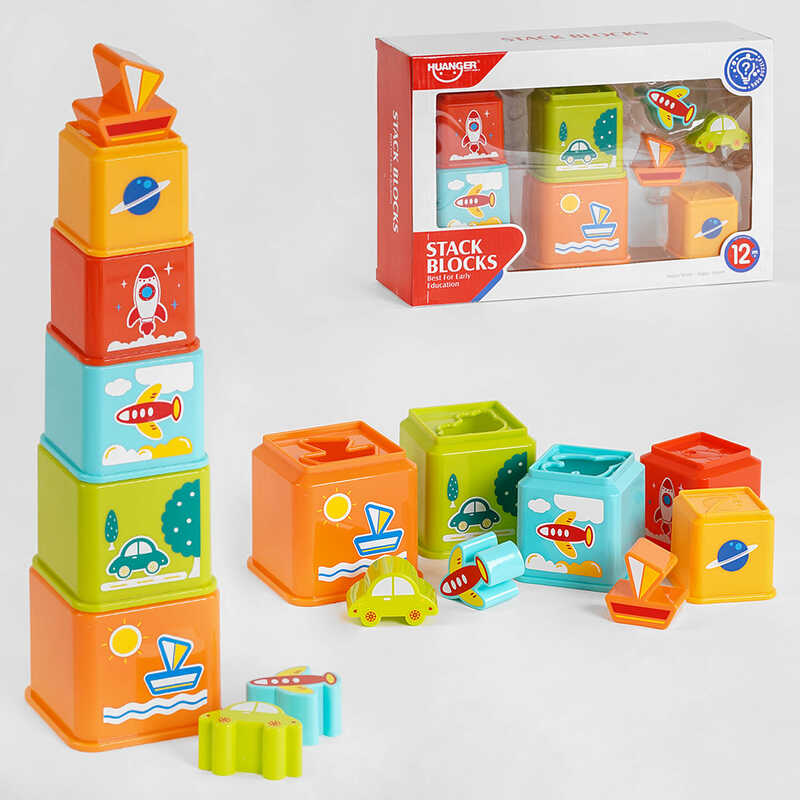 Пірамідка HE 0225 (24) сортер, в коробці