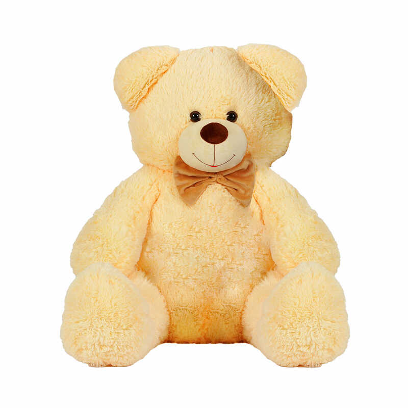 гр М`яка іграшка "Ведмедик" колір персиковий В81598 висота 1,6 м (1) в пакеті