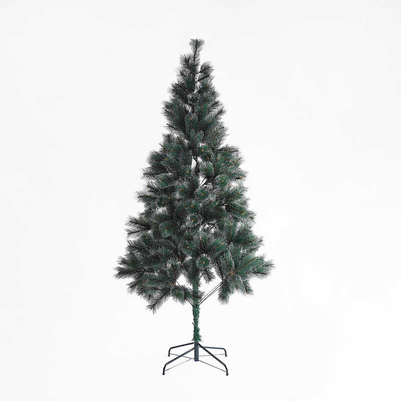 Ялинка штучна C 66872 (1) висота - 115 см, розбірна, прикрашена глітером, в коробці