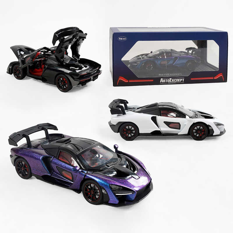 Машинка GT - 16014 (24) "Авто Експерт", 3 види, металопластик, 1:24, звук, світло, інерція, відкриваються двері, у коробці, ВИДАЄТЬСЯ МІКС ВИДІВ