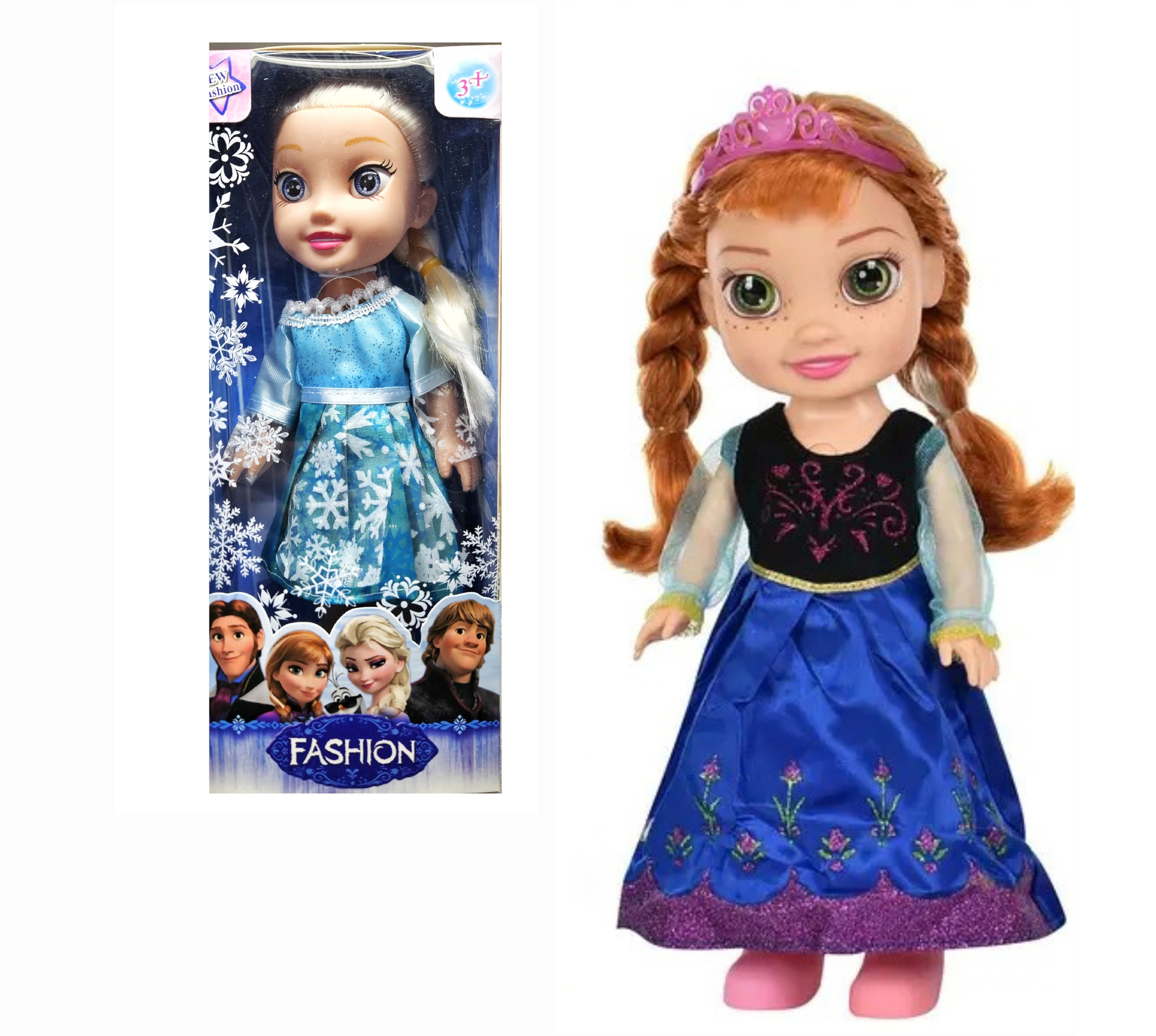 Лялька 451, коробка, 2 види, пісня (англ.), герої «Frozen»
