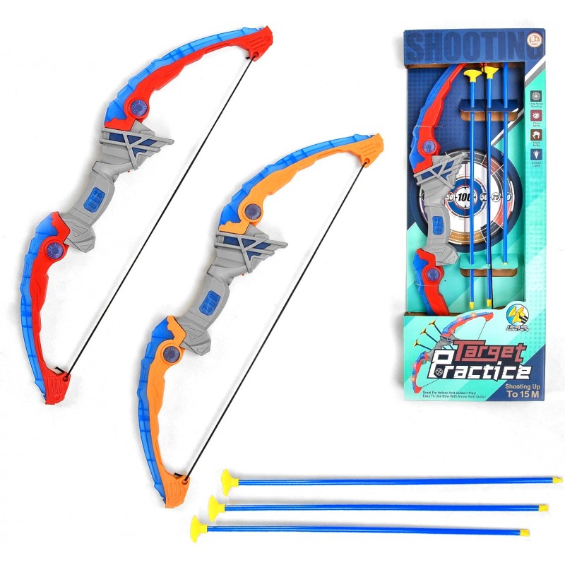 Лук 949-1 (48) 2 види, підсвічування, 3 стріли на присосці, в коробці