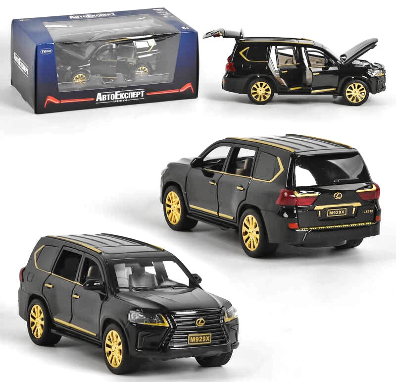 Джип EL 3121, "Auto Expert" , «Lexus» , металопластик, 1:24, інерція, світло, звук, відкриваються двері, капот і багажник, в коробці