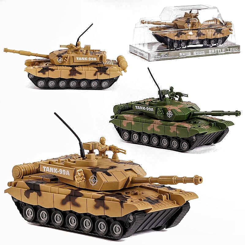 Танк 8855 , 2 кольори, тріскачка, рухливі елементи, інерція, у слюді