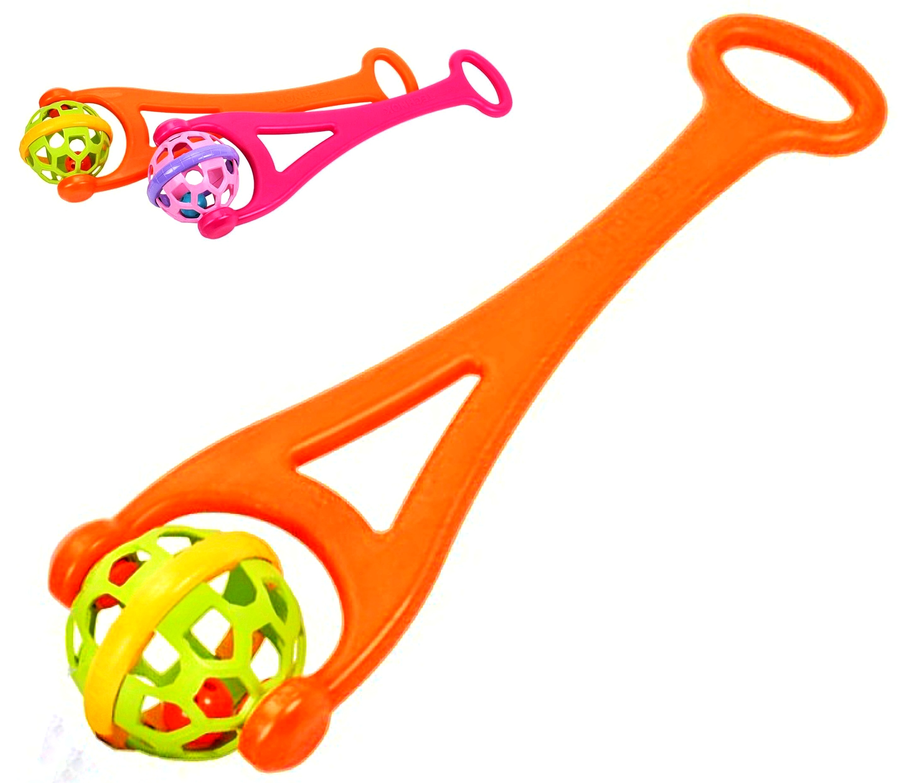 Каталка 6733 , сфера, з брязкальцем, "Technok Toys"