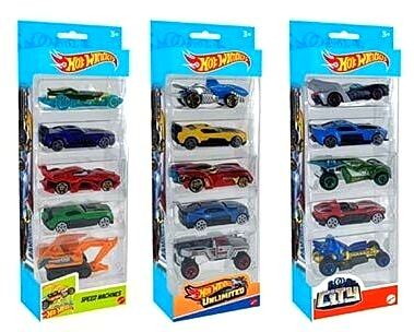 Набір машин металопластик «HOT WHEEL» SK 70805-1  , 5 шт , коробка