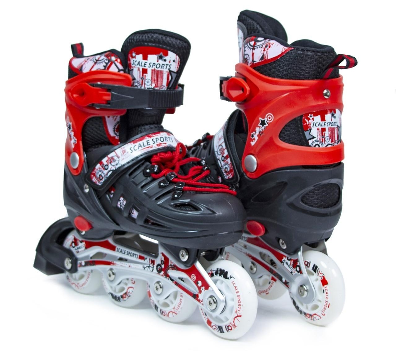 Ролики Scale Sports Red LF 905, размер 29-33