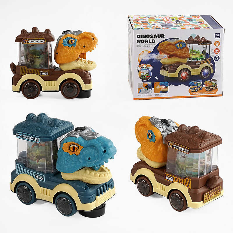 Машинка музична QB 36 Y (48) 2 види, звук, підсвічування, парогенератор, колесо вільного ходу, в коробці