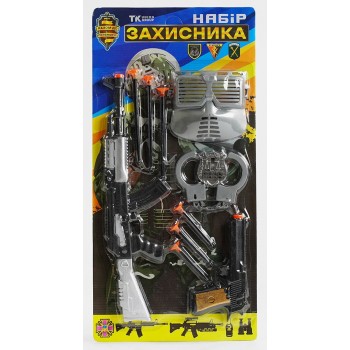Набір військового TK 51201 UK,  2 види зброї, стріли на присосках, аксесуари, на листі