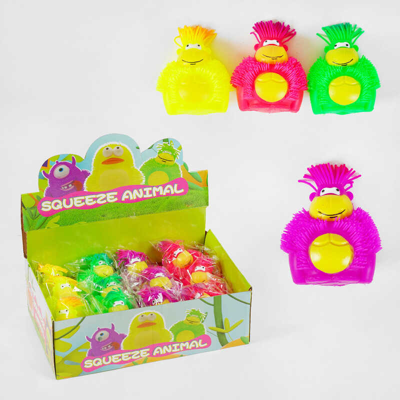 Гра антистрес C 61046 (24) ЦІНА ЗА 12 ШТУК В БЛОЦІ, мавпа, в коробці