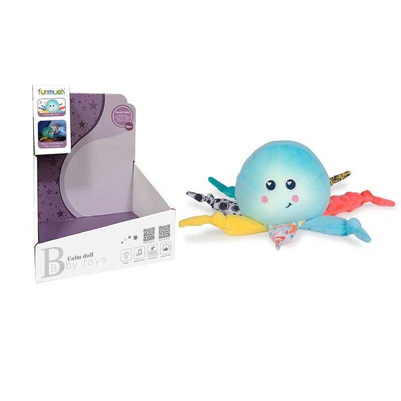 Нічник FM 999-35 (48) знімний блок, підсвічування, колискові мелодії, в коробці