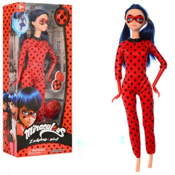 Лялька «Lady Bug»  KK 1038 коробка , гребінець , шарнірна