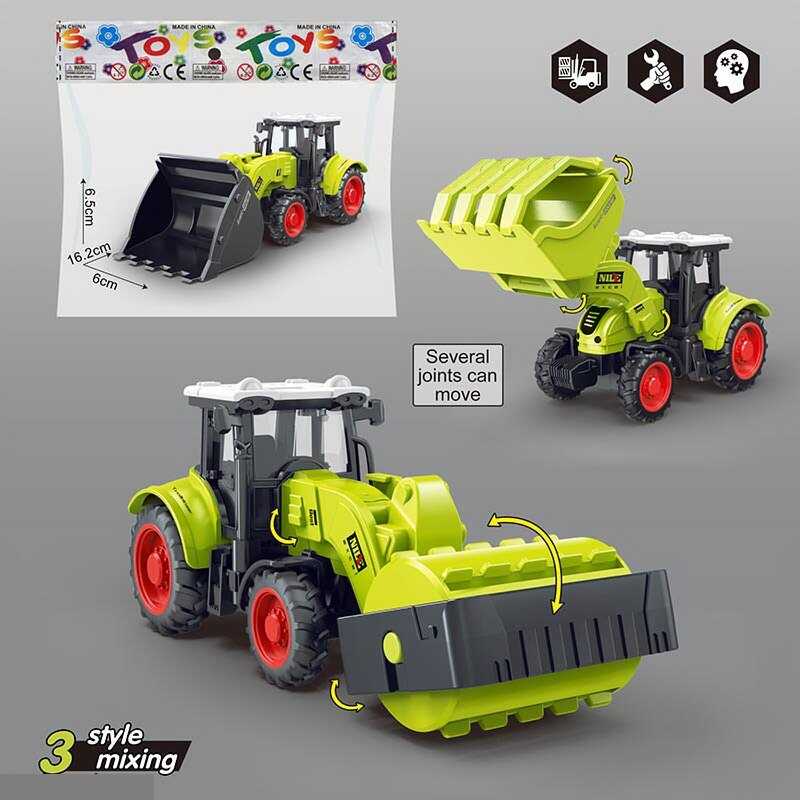 Трактор 706-24 (250/2) 3 види, інерція, тріскачка, у пакеті, ВИДАЄТЬСЯ ТІЛЬКИ МІКС ВИДІВ