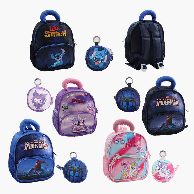 Рюкзак C 72886 (120) герой, розмір: 23х12х26 см, 1 відділення, 3 кишені, регульовані лямки, на блискавці, в пакеті, ВИДАЄТЬСЯ ТІЛЬКИ МІКС ВИДІВ