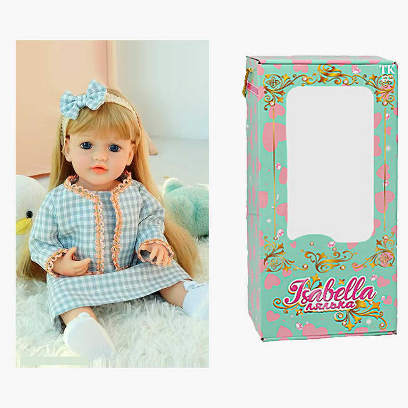 Лялька QM 88009 (12) "TK Group", висота: 50 см, гумова, імітація скляних очей, пустушка, пляшечка, памперс, взуття, в коробці