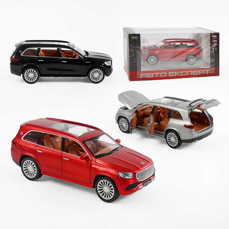 Джип RS-64921 (36) "Авто Експерт", 3 види, металопластик, масштаб 1:22, світло, звук, інерція, відчиняються двері, багажник та капот, в коробці, ВИДАЄТЬСЯ МІКС ВИДІВ