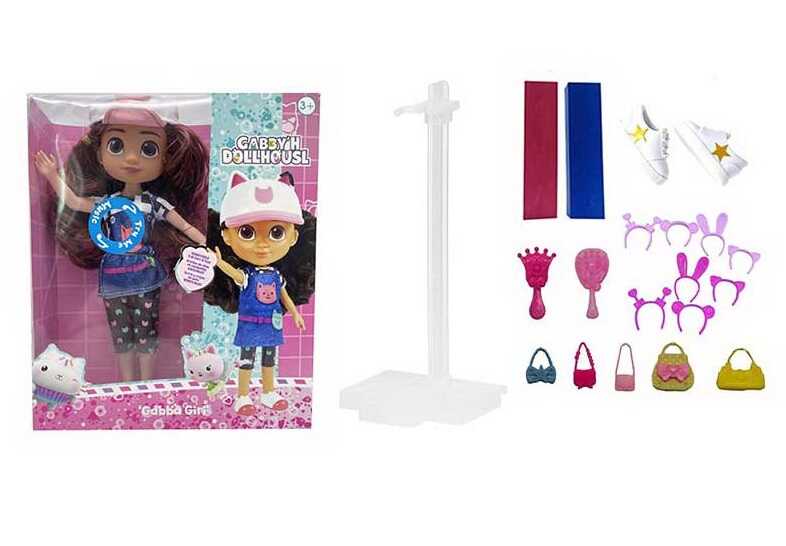 Лялька HBX 26 (84/2) 24 см, пісня англ. мовою, підсвічування, аксесуари, в коробці