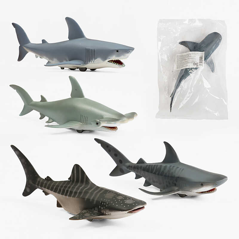 Акула S 15 C-1/6/10/12 (72/2) інерція, довжина 22 см, в пакеті, ВИДАЄТЬСЯ ТІЛЬКИ МІКС ВИДІВ