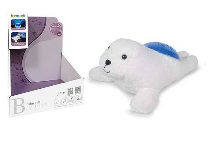 Нічник FM 666-58 (12) проєктор, мелодії, звуки природи, регульована гучність,  в коробці