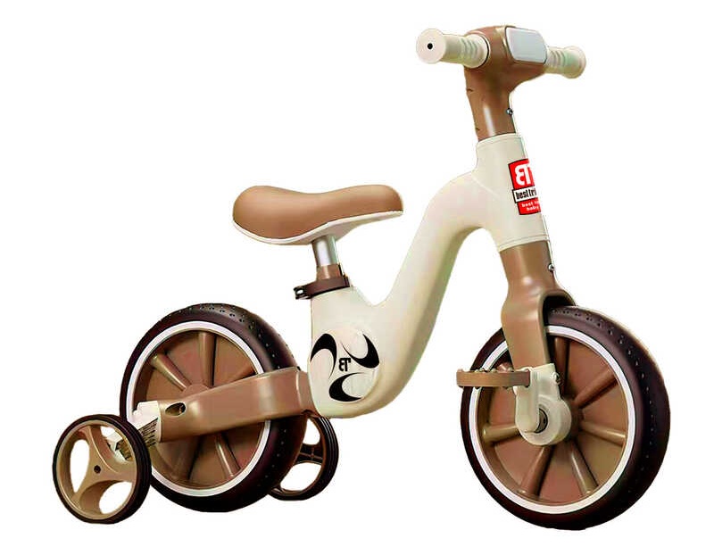 Велосипед-трансформер Best Trike BT-16530 (1) колеса 10’’, українське озвучування, з’ємні педалі, з’ємні допоміжні бокові колеса, в коробці