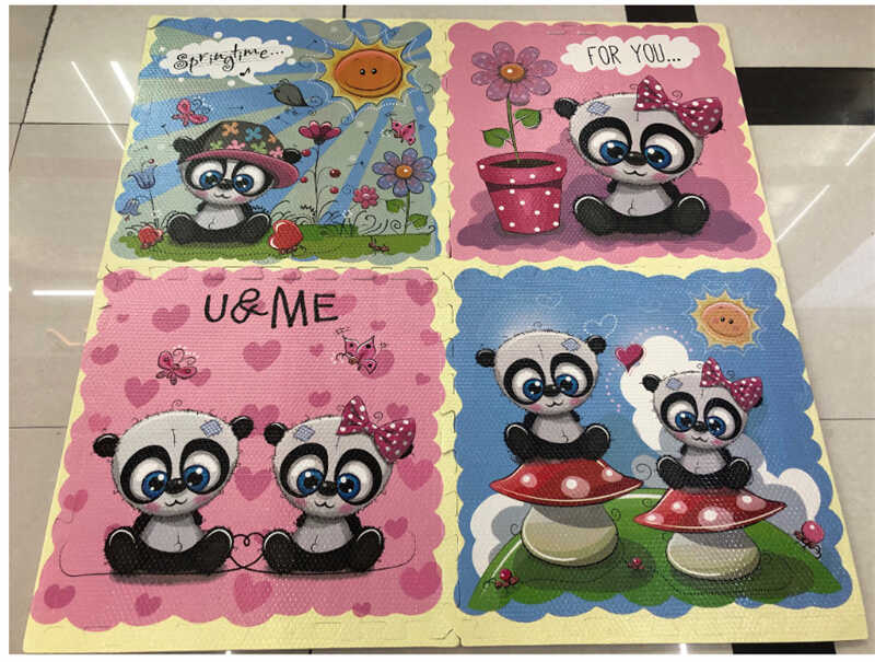 Килимок-пазл C 73905 (12) 4 елементи, 1 елемент 60х60 см, у плівці