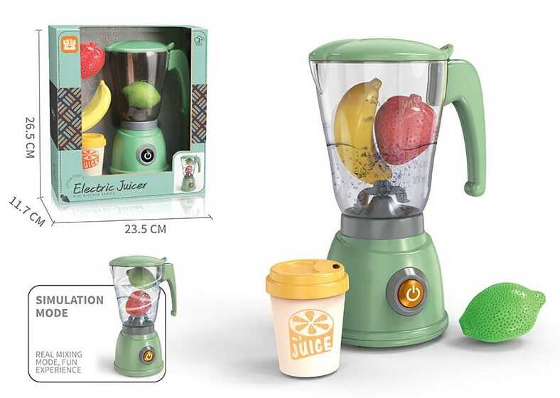 Блендер LD 664 AB (36/2) на батарейках, фрутки, стакан, у коробці