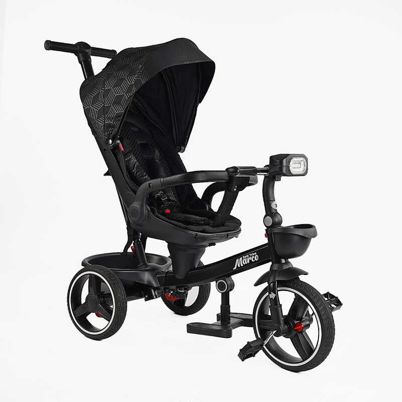 Велосипед 9155 / 704-15 BestTrike "Marco" (1) поворотне сидіння, складне кермо, колеса з прогумованим PU, кошик, телескопічна ручка, фара музична