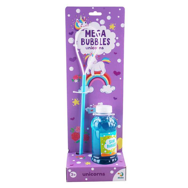 гр Бульбашки мильні "Mega Bubbles. Єдиноріжки" Об’єм 450 мл. 300244 (12) "DoDo"