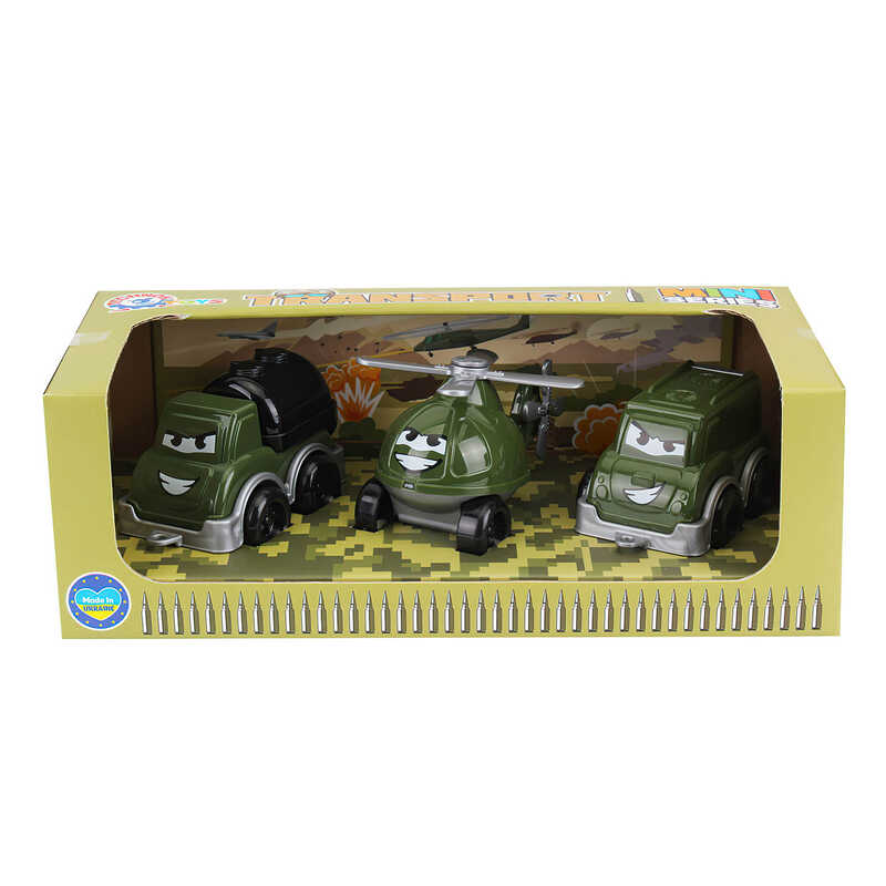 гр Набір машин "Військовий транспорт. Міні" 9192 (10) "Technok Toys"