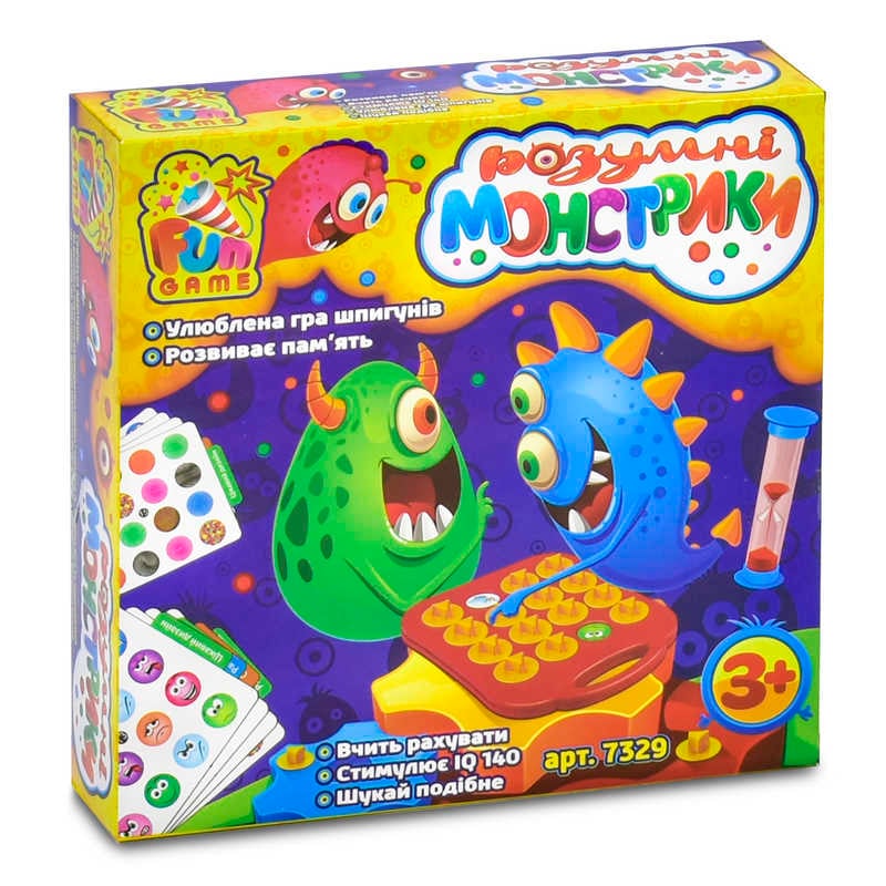 гр Настільна гра "Розумні монстрики" 7329 (12) "4FUN Game Club"
