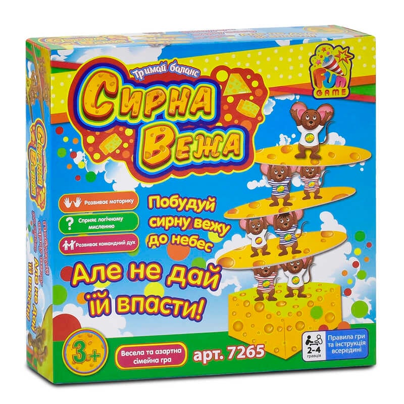гр Настільна гра "Сирна вежа" 7265 (12) "4FUN Game Club"