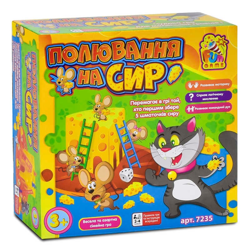 гр Настільна гра "Полювання на сир" 7235 (12/2) "4FUN Game Club"