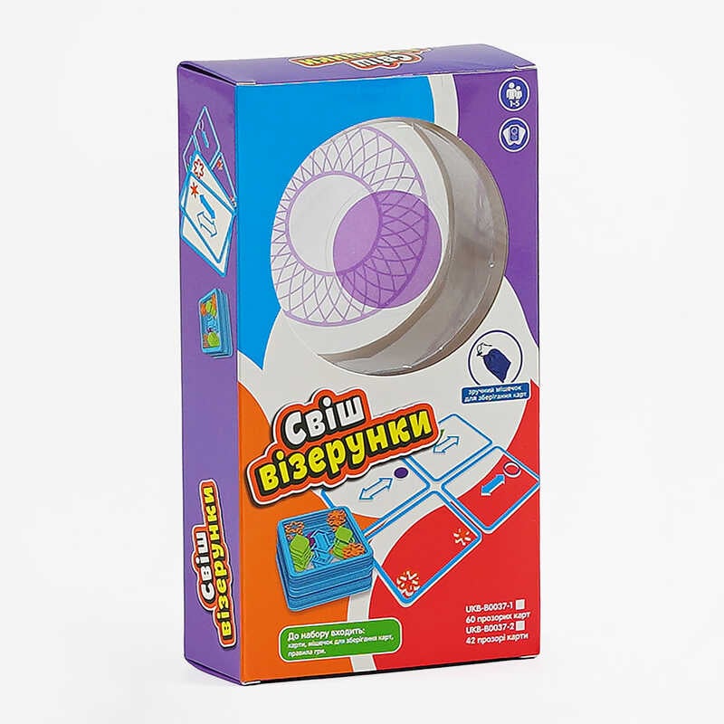 гр Настільна гра "Свіш візерунки" UKB-B 0037-1 (40) "4FUN Game Club" 42 карти, на українській мові, в коробці