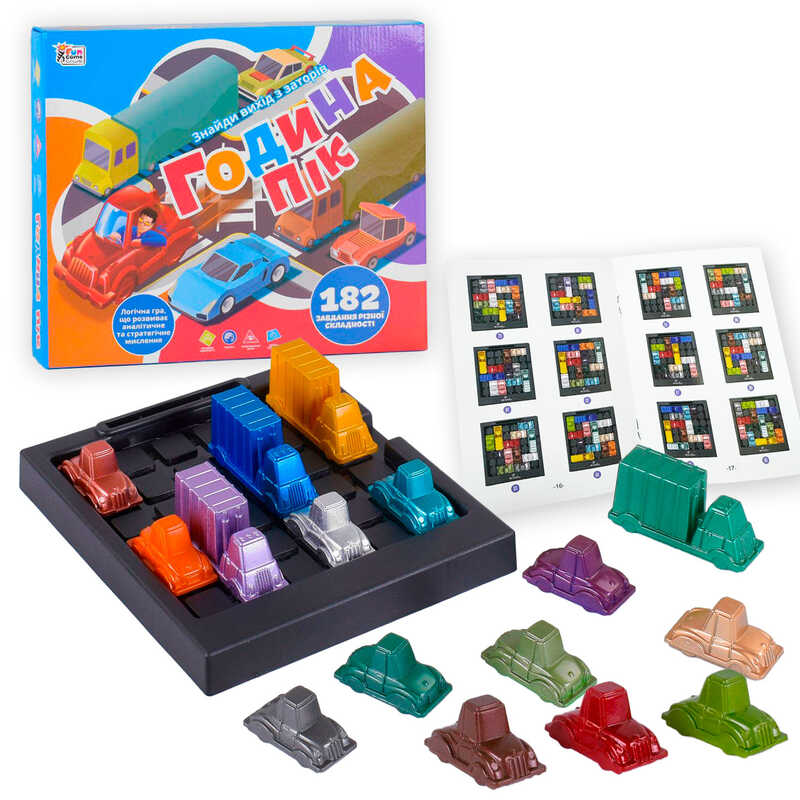 гр Розвиваюча гра "Година пік" UKB-B 0035 (18) "4FUN Game Club", українською мовою, в коробці