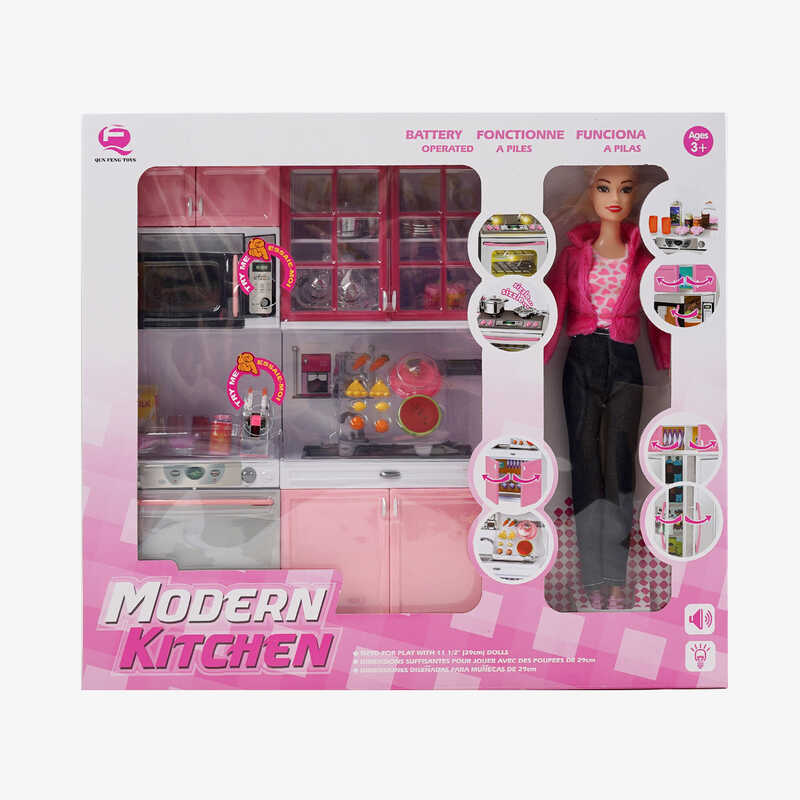 Лялька 26216 Р-D (24/2) 30 см, меблі, підсвічування, звуки, в коробці