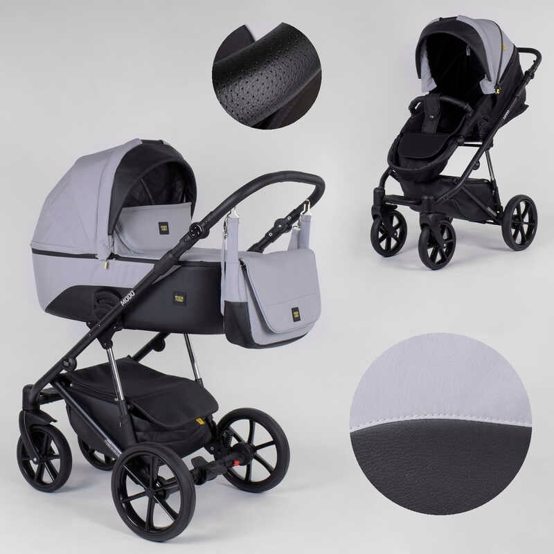 Дитяча коляска 2 в 1 Expander MODO M-91019 (1) колір GreyFox, водовідштовхувальна тканина